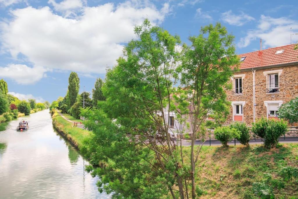 *Au Bord Du Canal*Entre Paris Et Disneyland Chelles  Ngoại thất bức ảnh